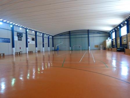 Interior Polideportivo municipal- Zona pista